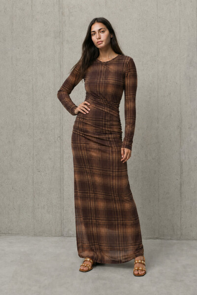 Vestido Flint MARRON