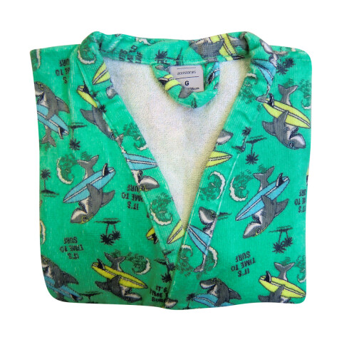 Batas Infantiles Varios Diseño de Algodón TIBURON REN 01