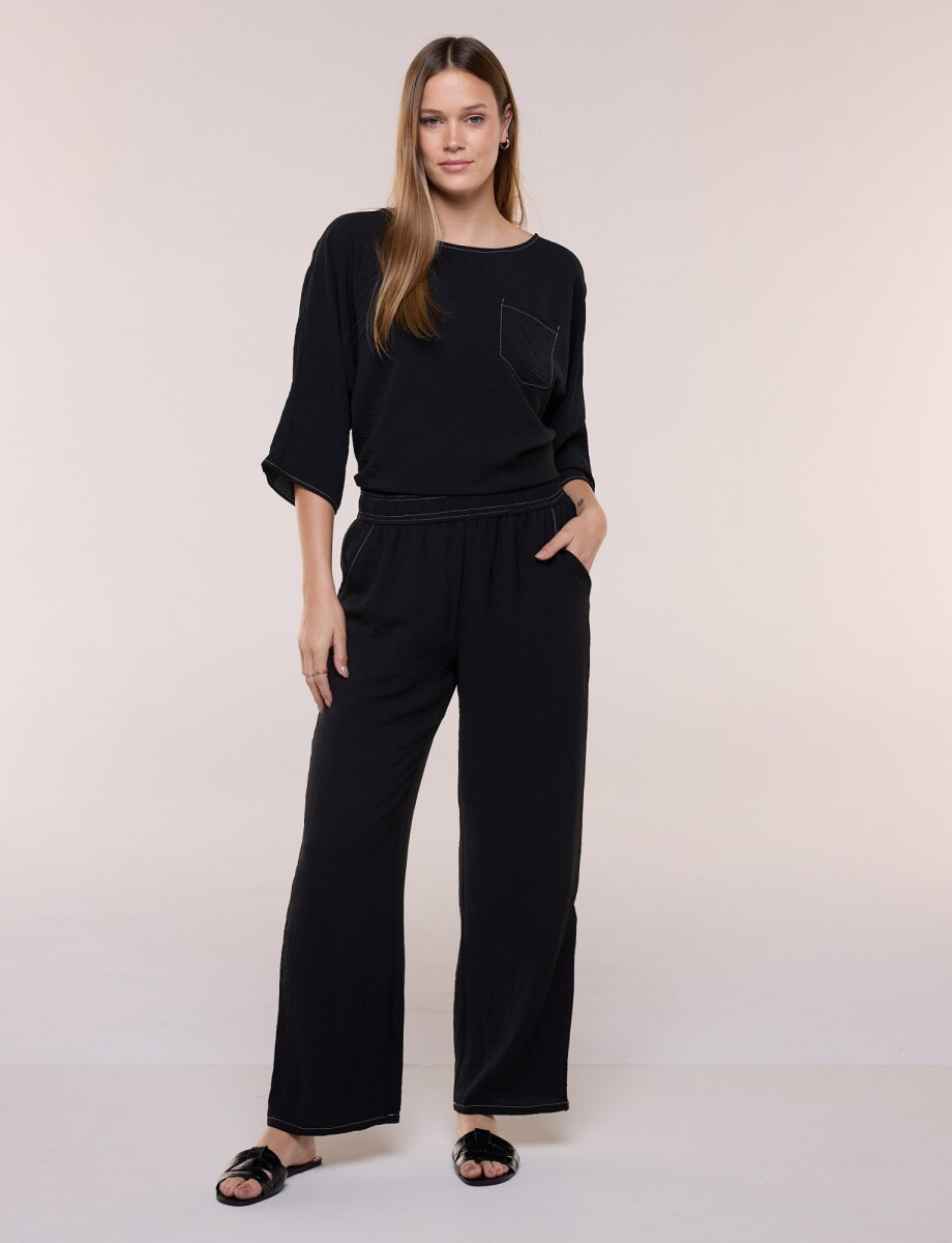 Pantalon Pull On Wid - Negro 
