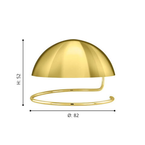 Accesorio antideslumbrante cobre p/lámp. globo G80 EG6002