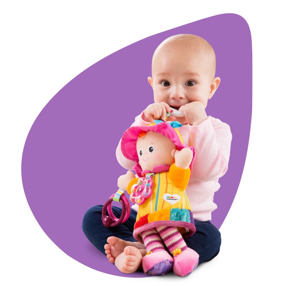 Colgante XL LAMAZE emily muñeca bebe Colgante XL LAMAZE emily muñeca bebe