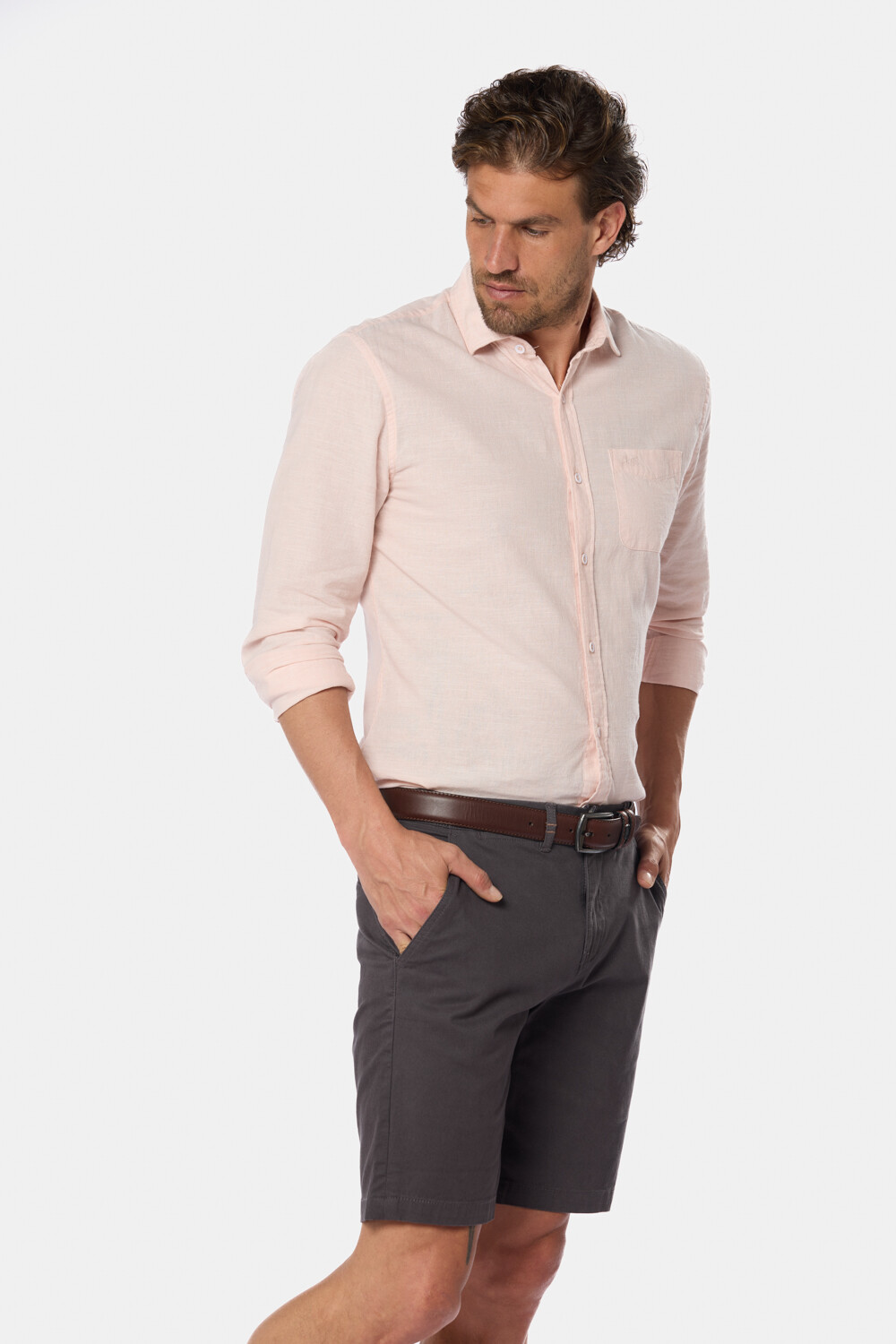 BERMUDA CLASICA Gris