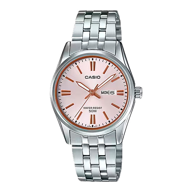 Reloj de Dama con fondo Rosa LTP-1335D-4AVDF Reloj de Dama con fondo Rosa LTP-1335D-4AVDF