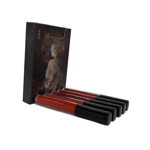 Juego de pintalabios mate resistente al agua, 5 colores, Juego De Pintalabios Mate Resistente Al Agua, 5 Colores,