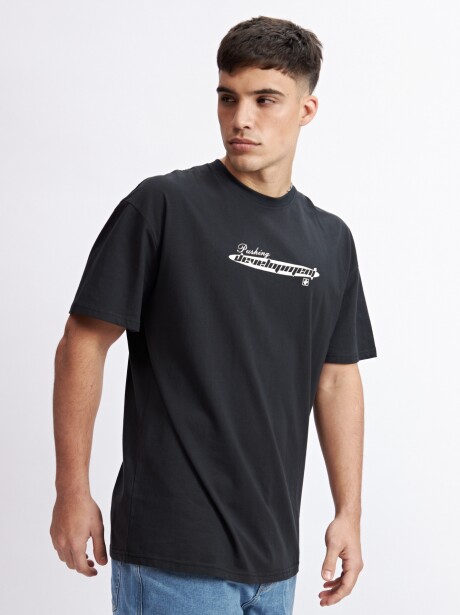 REMERA PUSHING NEGRO