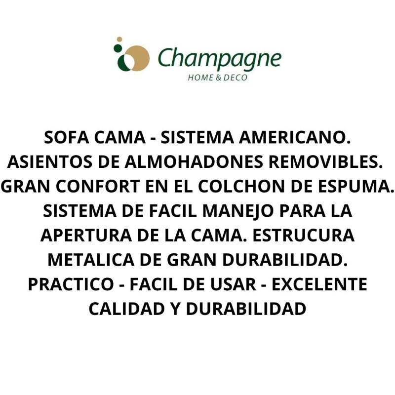 SOFA CAMA 2 PLAZAS - TELA PUNTOS OSCUROS Y CLAROS SOFA CAMA 2 PLAZAS - TELA PUNTOS OSCUROS Y CLAROS