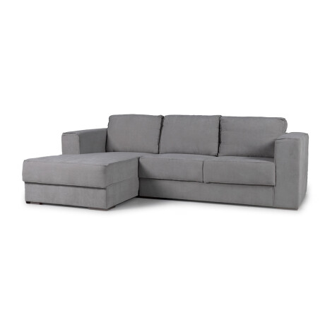 Rinconera Olimpus - Tela Microfibra - Chaise izquierdo Kruger 06-155 (Ceniza)