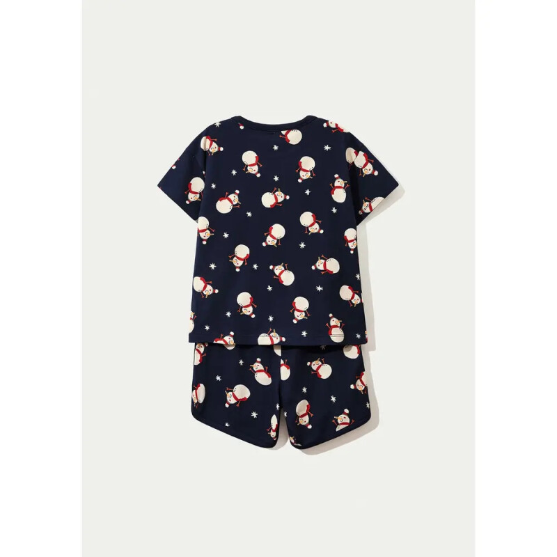 PIJAMA MM INFANTIL AZUL ESCURO