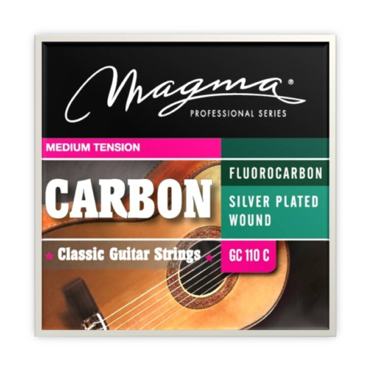 Encordado Guitarra Clásica Magma Tens. Media Carbono GC110C 