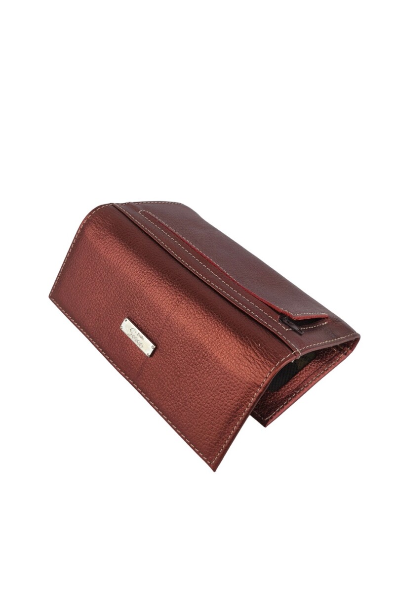 Billetera de mujer larga Cobre
