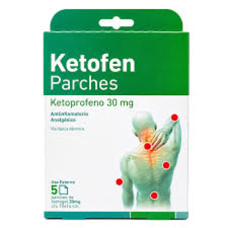Ketofen 5 Parches – Analgésico Tópico Ketofen 5 Parches – Analgésico Tópico