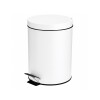 Papelera de acero 5 lts blanco Papelera de acero 5 lts blanco