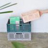 Caja de almacenamiento plegable mediano rosa