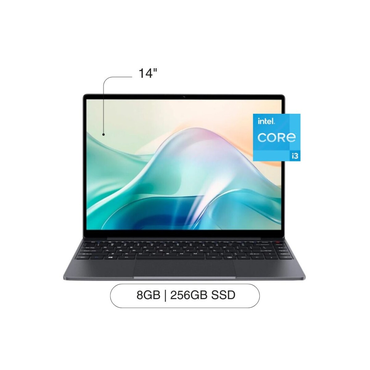 Notebook ACER Etbook 14' FHD 256GB / 8GB RAM I3-10100Y W11 