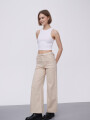 Pantalon Spitz Beige Claro