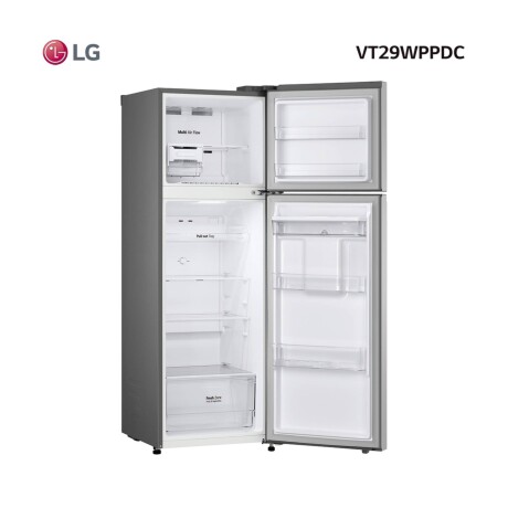 Heladera con Freezer LG 283 L Inverter Water Dispenser Gris Inox