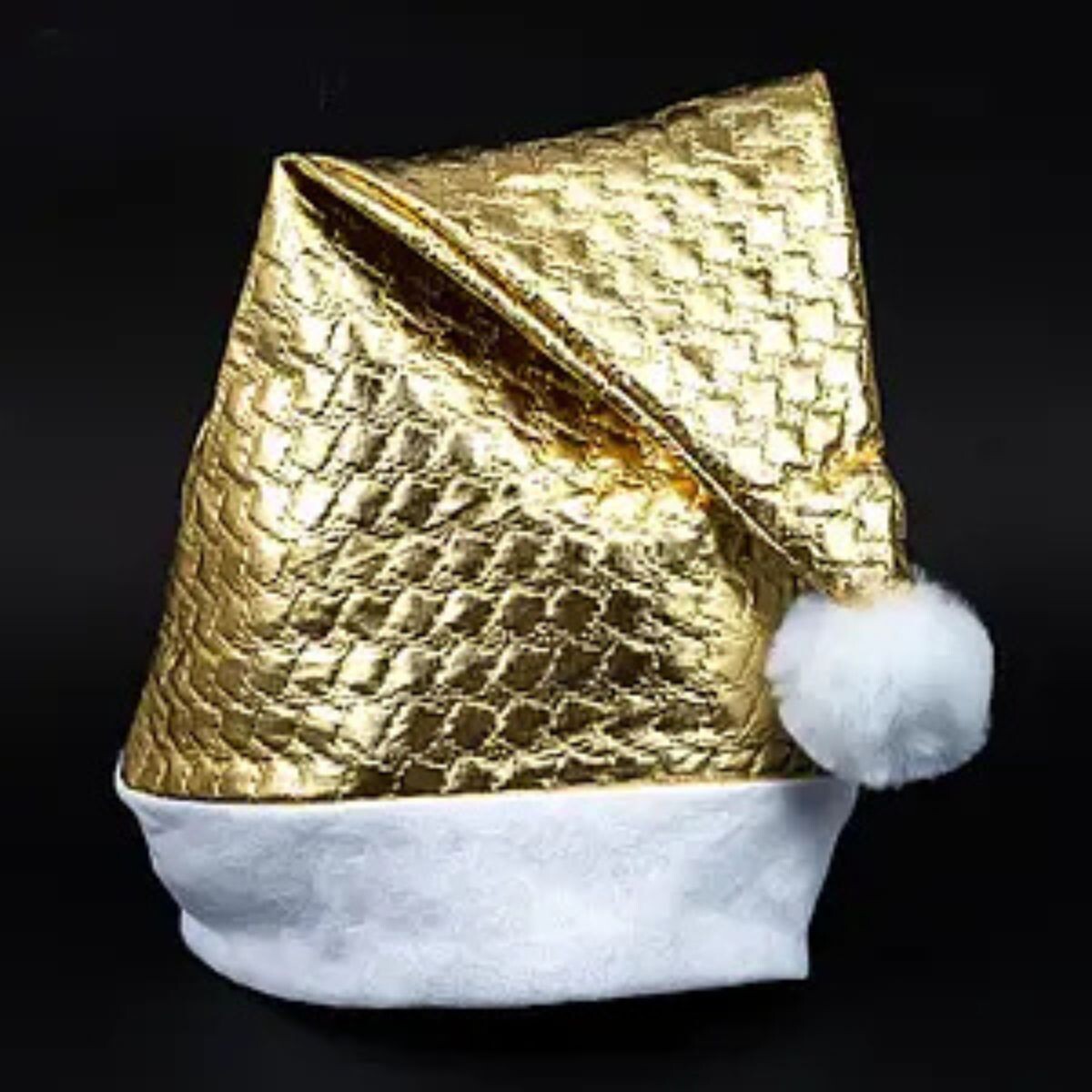 Gorro de Navidad con PRO - DORADO 