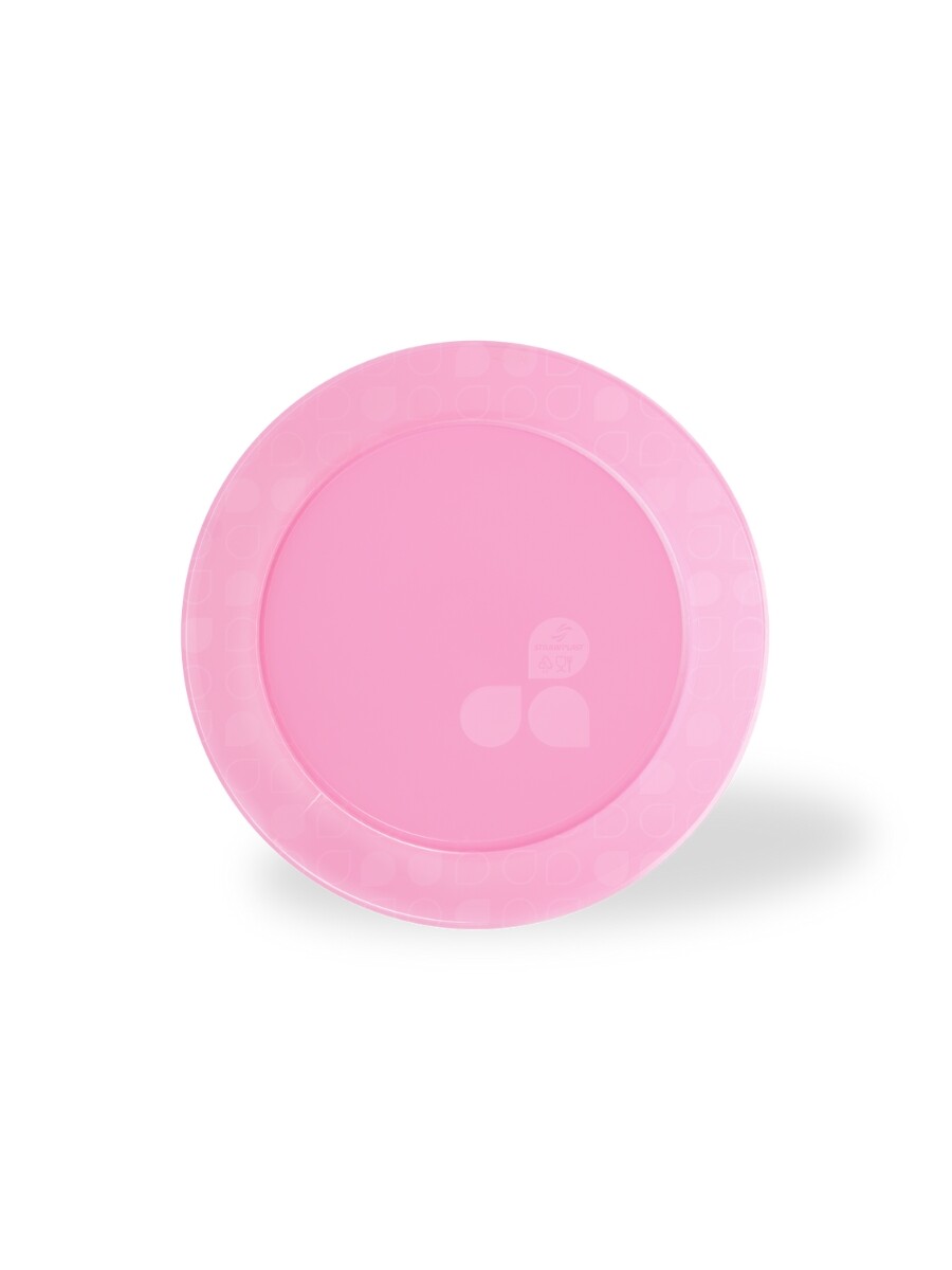 PLATOS REDONDOS 15cm rosa