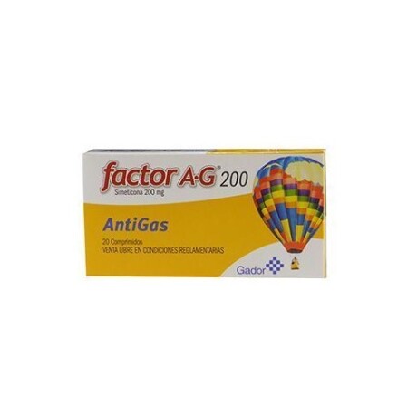 Factor AG 200mg 20 Comprimidos Factor AG 200mg 20 Comprimidos