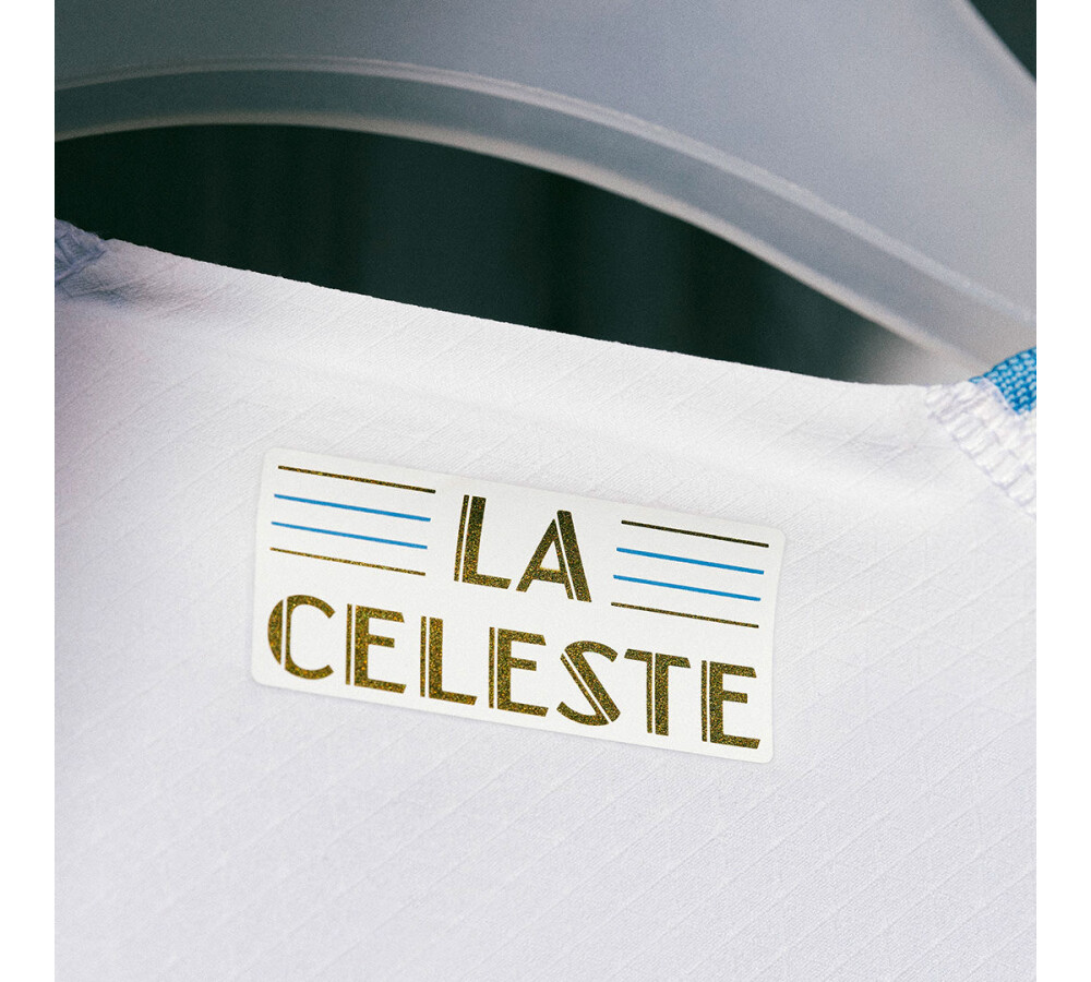 Camiseta Uruguay Away Blanco/Celeste