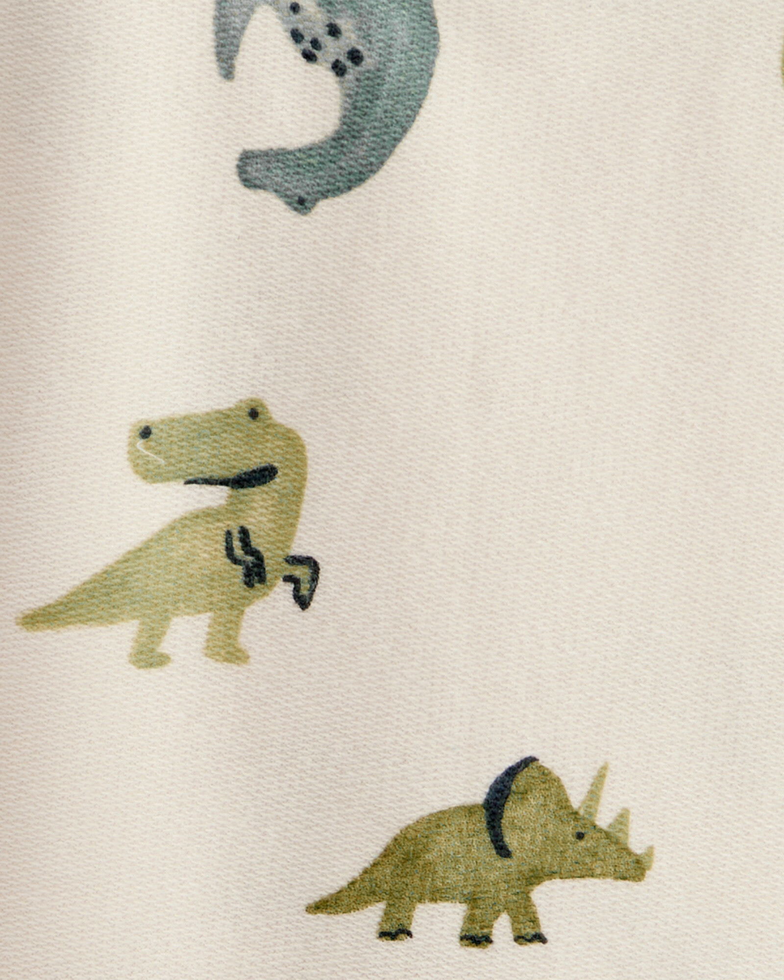 Set dos piezas de algodón, pantalón y buzo, diseño dinos Sin color