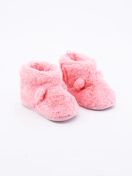 PANTUFLA INFANTIL OREJAS FUCSIA