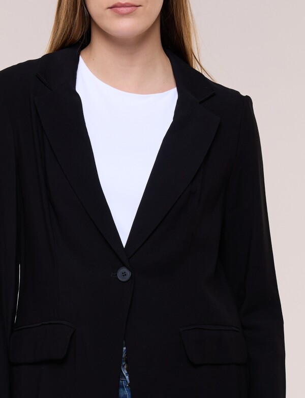 Blazer Clasico Botones NEGRO