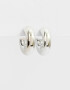 Aros Argollas Chunky Edition Argollas Chunky - Plateado