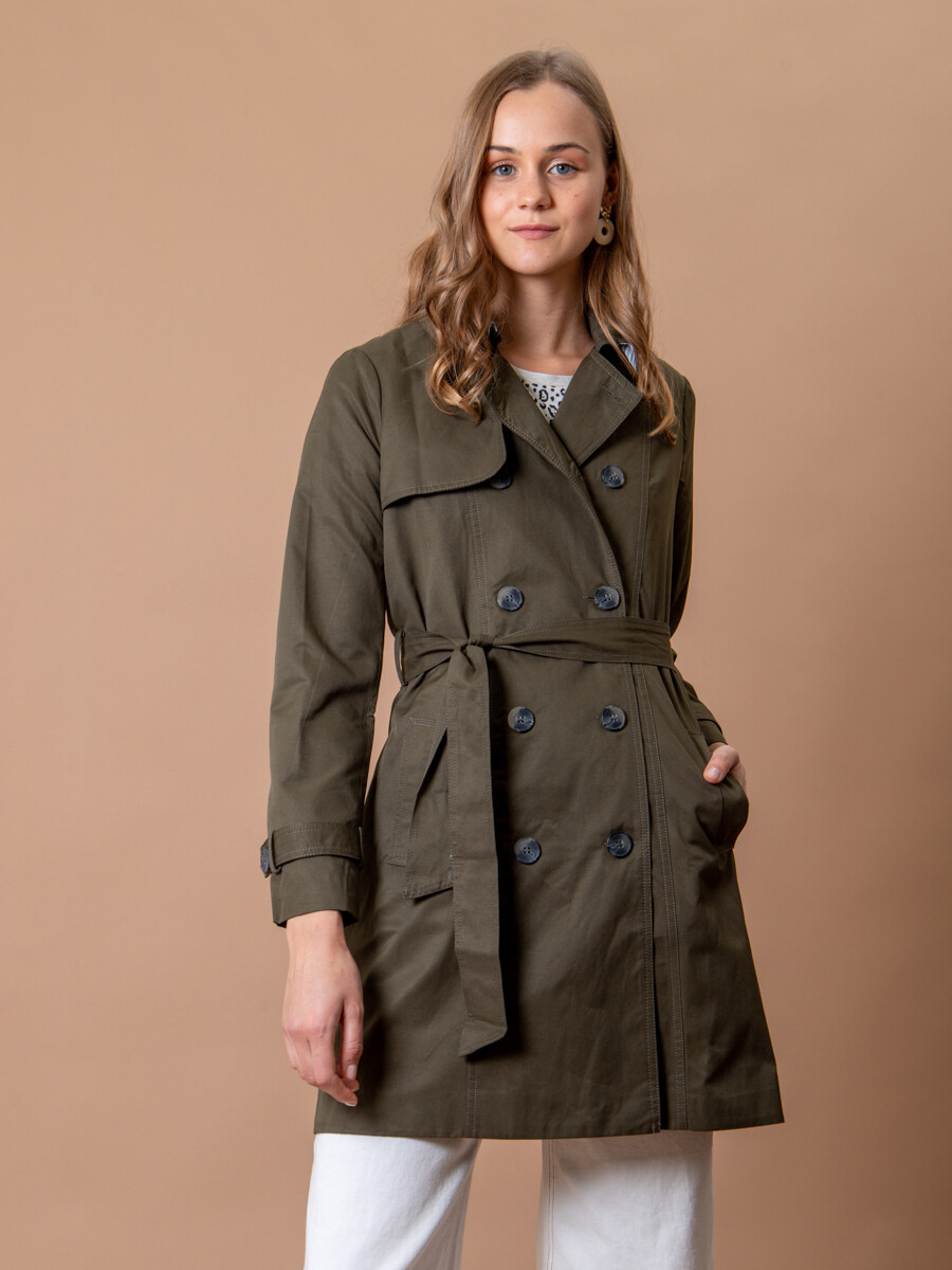 TRENCH NEREA - Verde Militar 