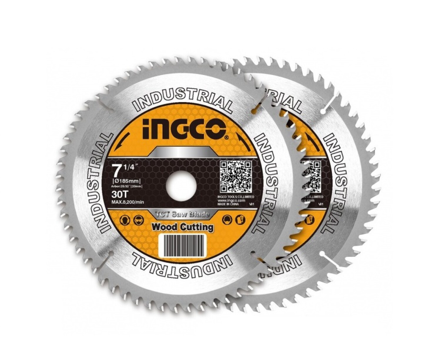 SET X2 DISCOS DE SIERRA (7-1/4´´) 30D INGCO SUPER SELECT TSB118510 