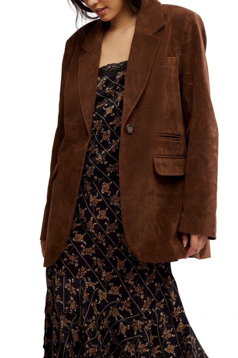 Blazer Paper Cut Marron