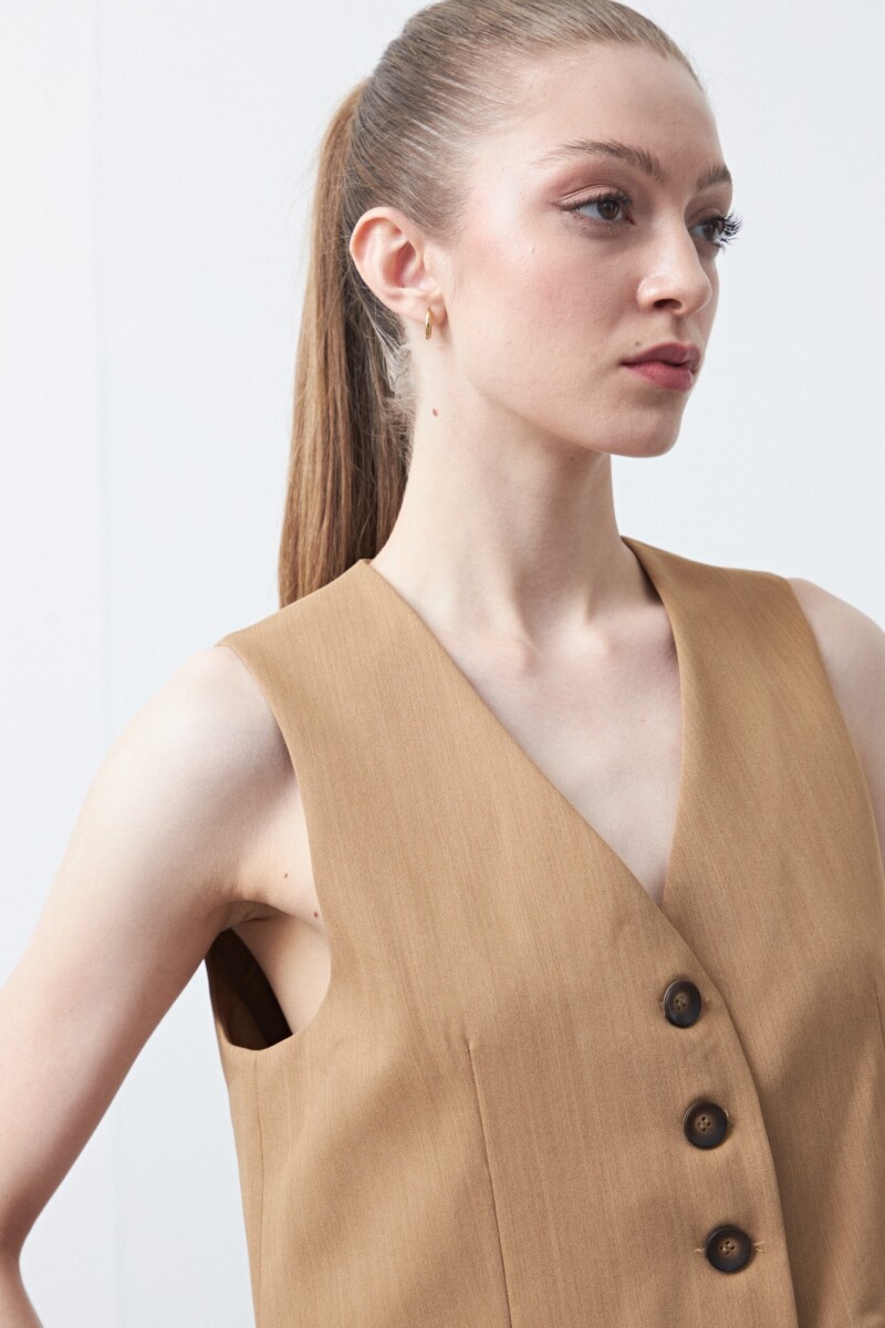 CHALECO EVERLY Camel