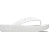 Ojotas Crocs Classic Flip Platform Blanco