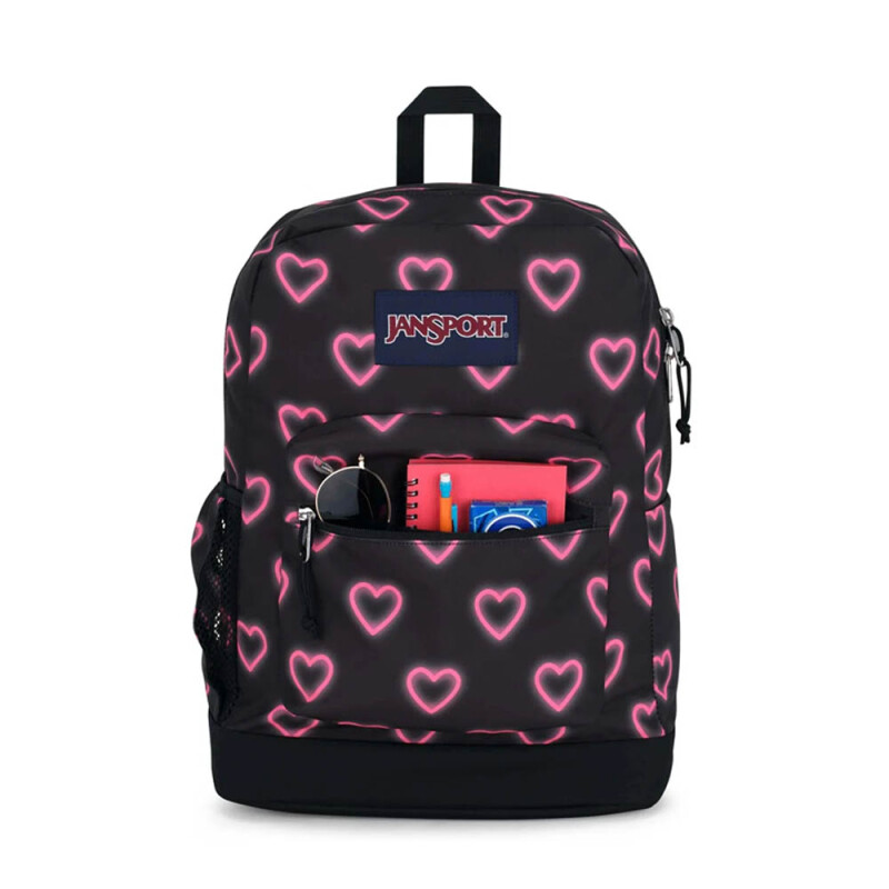 Mochila Portalaptop Cross Town Plus Happy Hearts Black
