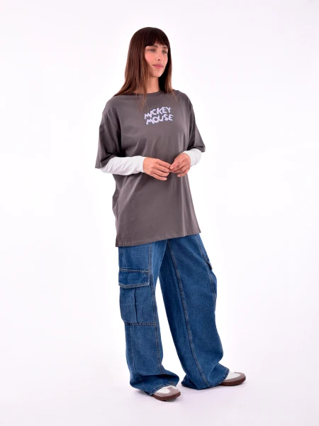 REMERA ONE AND ONLY MICKEY VARIANTE 1
