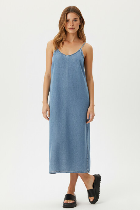 Vestido Larys Azul Claro