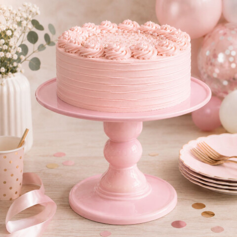 Soporte de Torta 27cm x18 cm Rosa