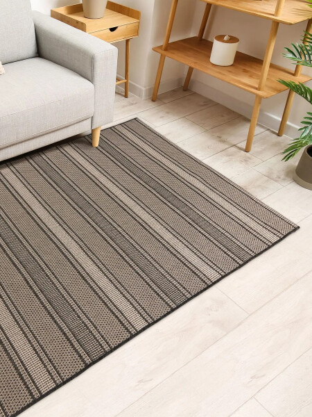 ALFOMBRA CHUMBO MARRON