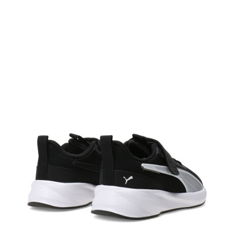 Championes de Niños Puma Flyer 3 Ac+Ps Negro - Blanco