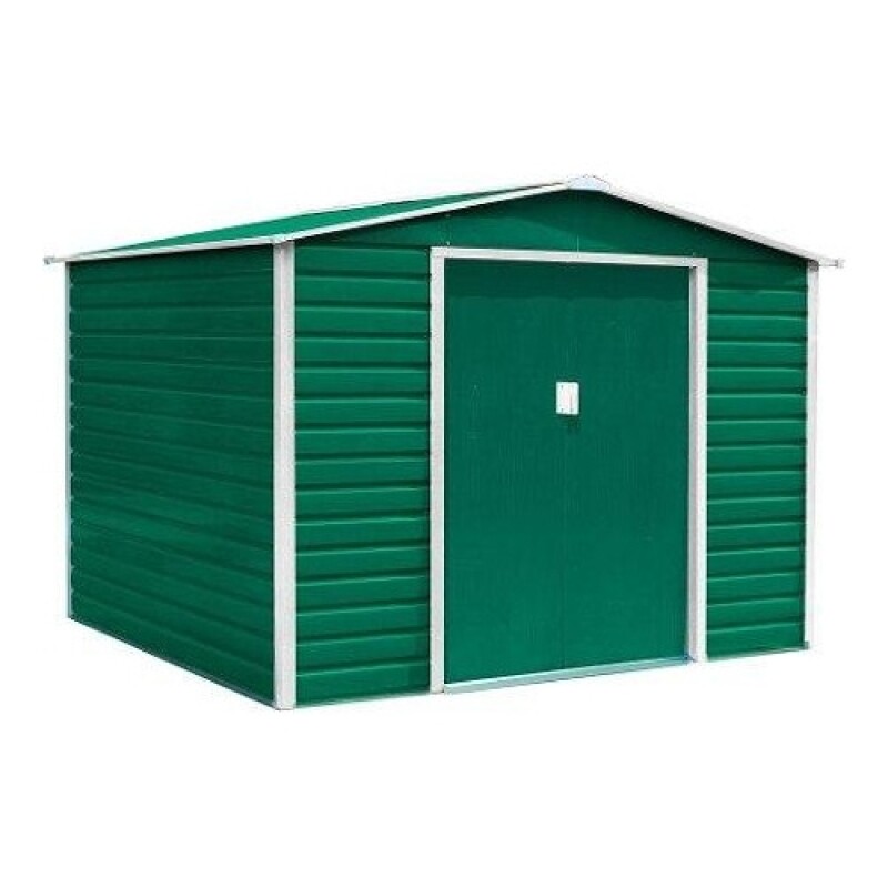 Caseta de jardín en acero con 1 puerta deslizable Caseta de jardín en acero con 1 puerta deslizable