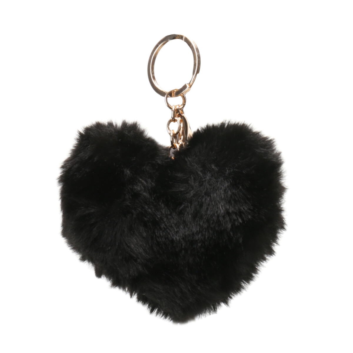 Llavero Miss Carol Con Forma Corazon MissCarol - Negro 