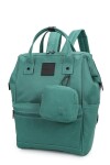 Mochila multicierres con modero Verde