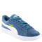 Championes de Niños Puma Smash V2 Jrs Azul Piedra - Blanco