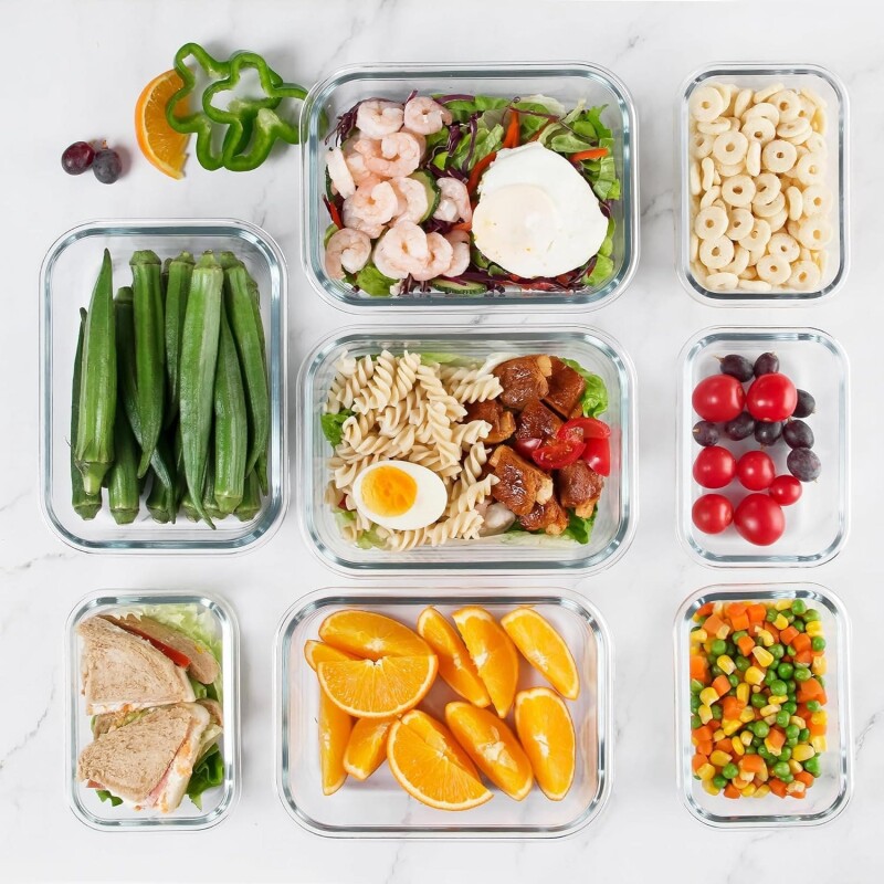 Tupper hermético de vidrio M