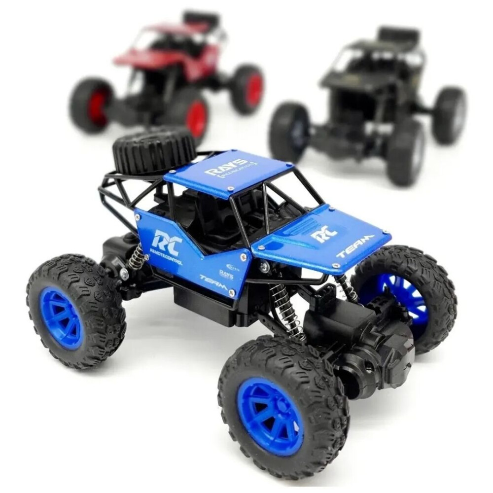Auto Todoterreno Rock Crawler 4x4 Azul