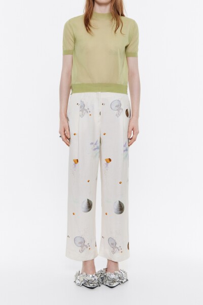 PANTALÓN MUJER WAVES Marfil