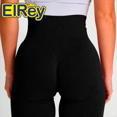 Calza Deportiva Push Up X2 Leggins Levanta Glúteos Negro