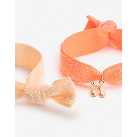 Set De Pulseras Elasticas Dorado