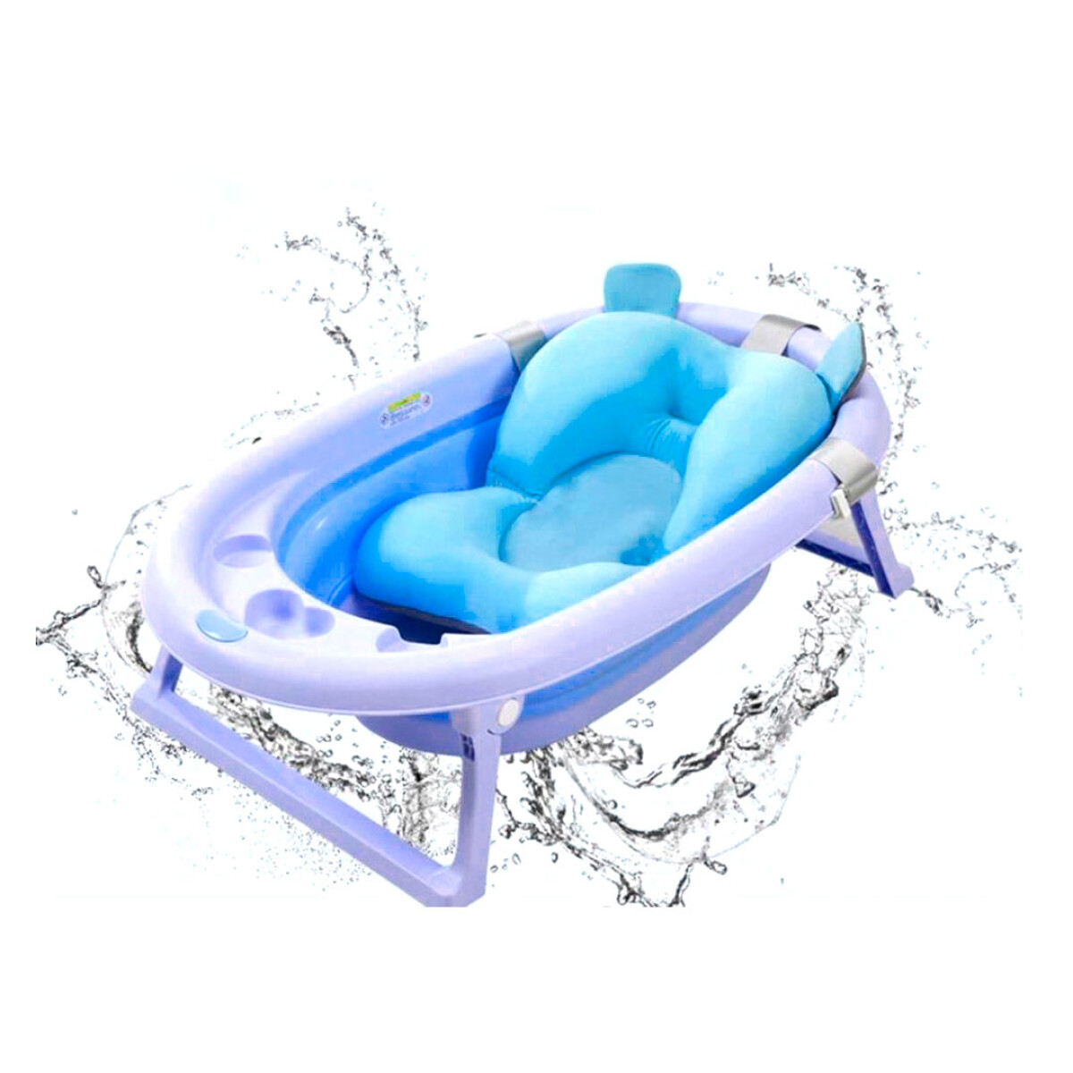 Colchon Baby Splash para Baño de Bebe Premium Float - AZUL 