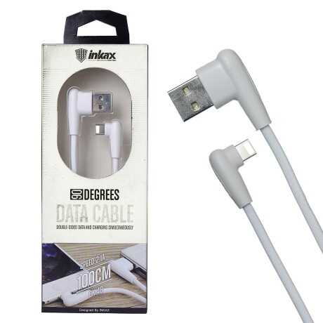 Cable Inkax Iphone 2.1A 90° 001